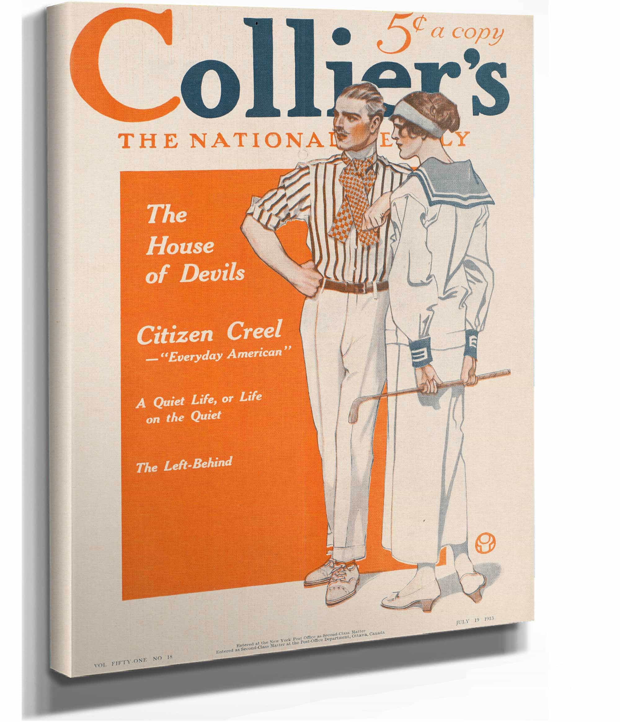 Colliers The National The House Of Devils by Edward Penfield