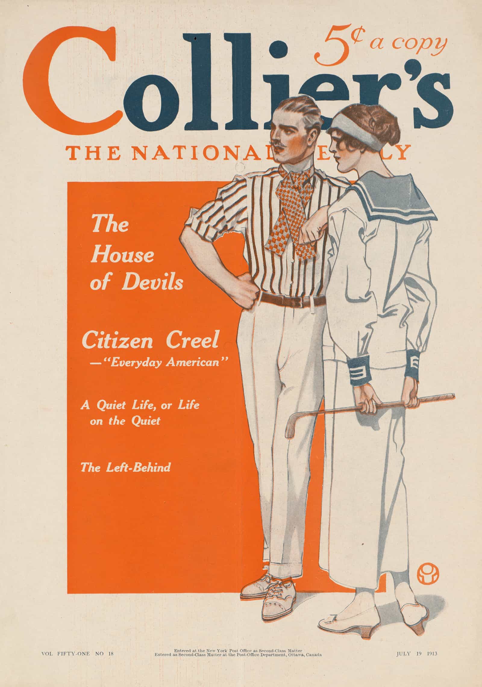 Colliers The National The House Of Devils by Edward Penfield