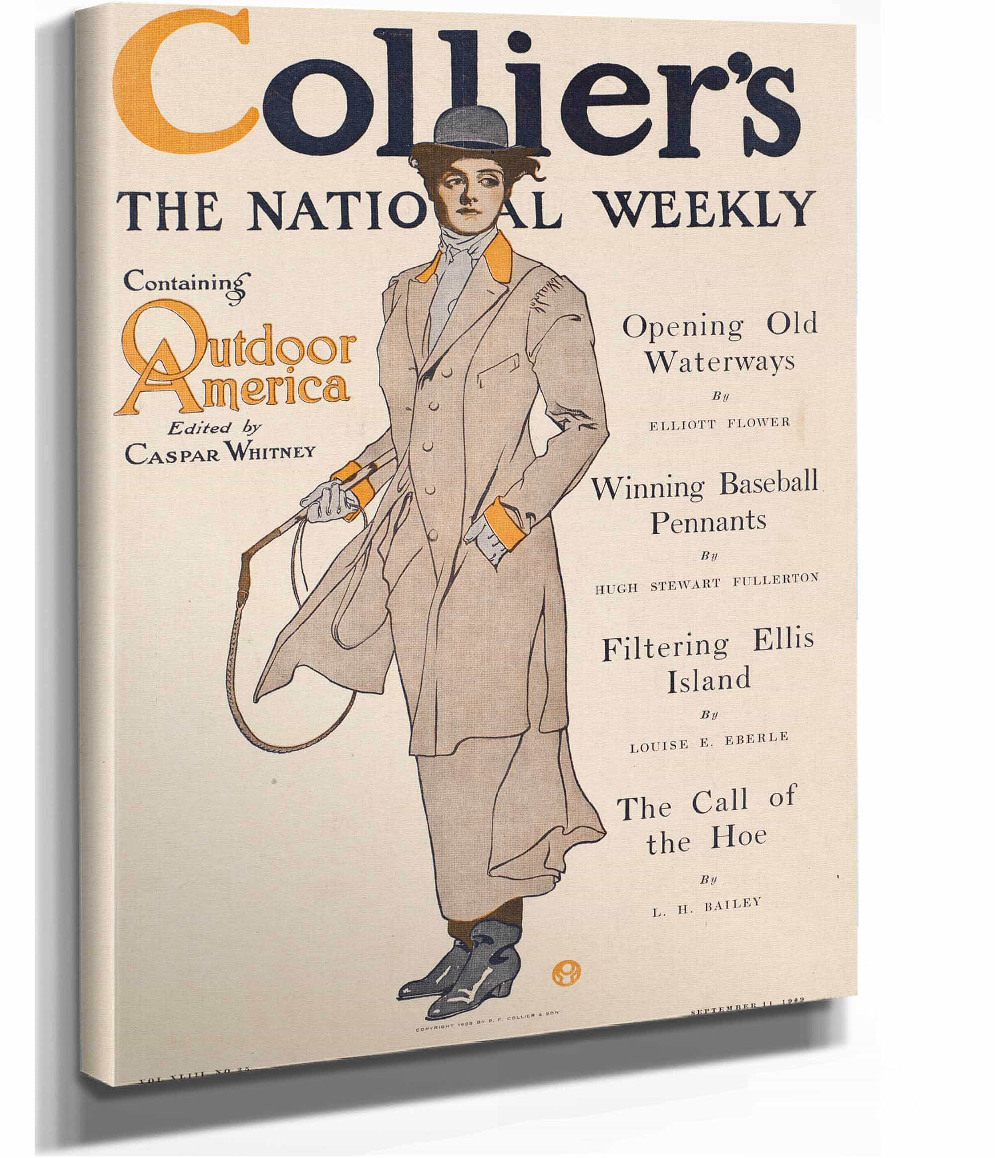 Colliers The National Weekly Containing Outdoor America by Edward Penfield