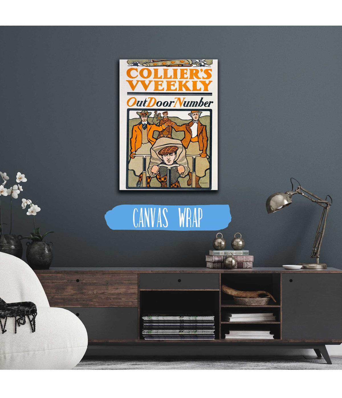 Colliers Weekly Out Door Number by Will Bradley
