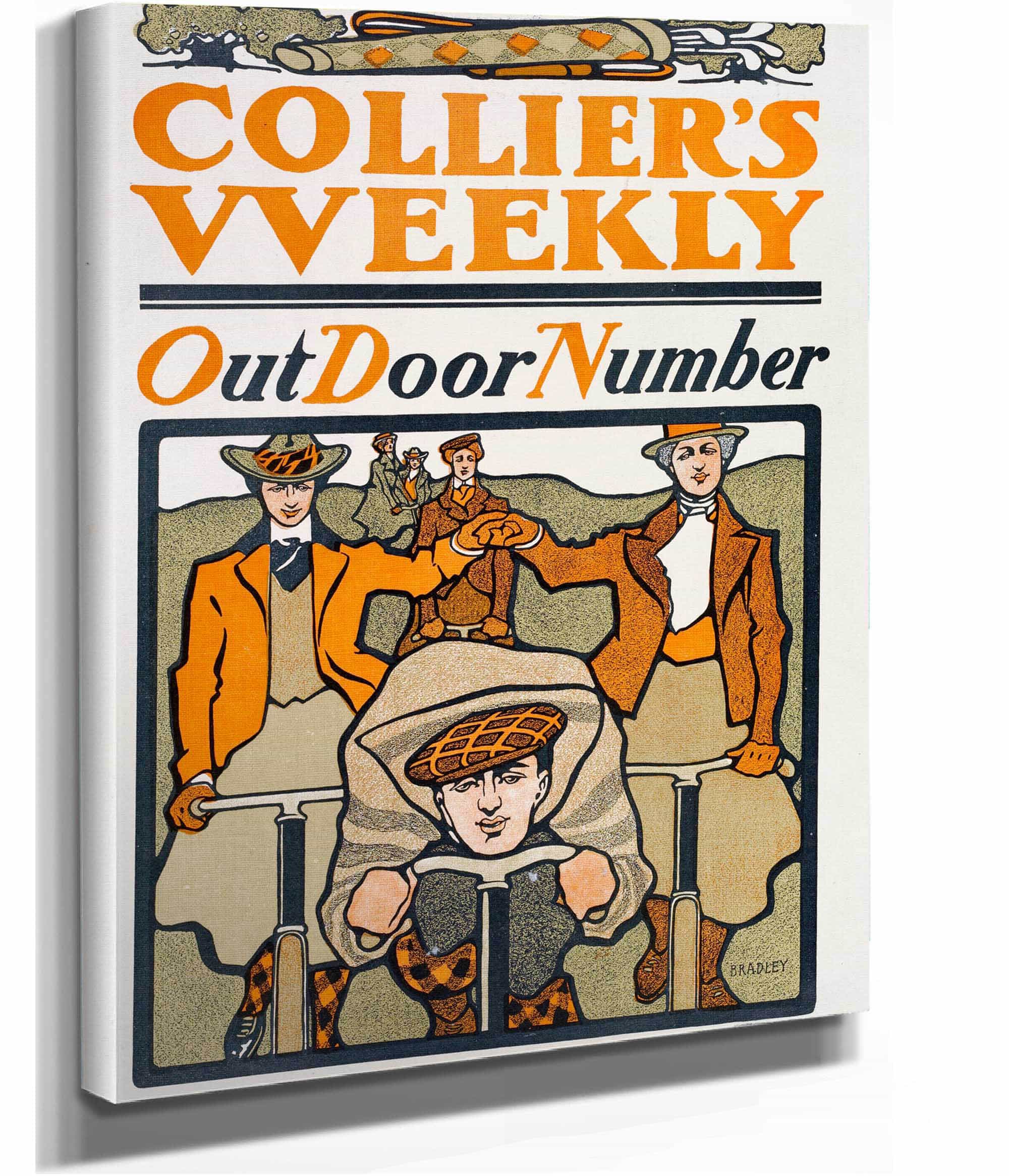 Colliers Weekly Out Door Number by Will Bradley
