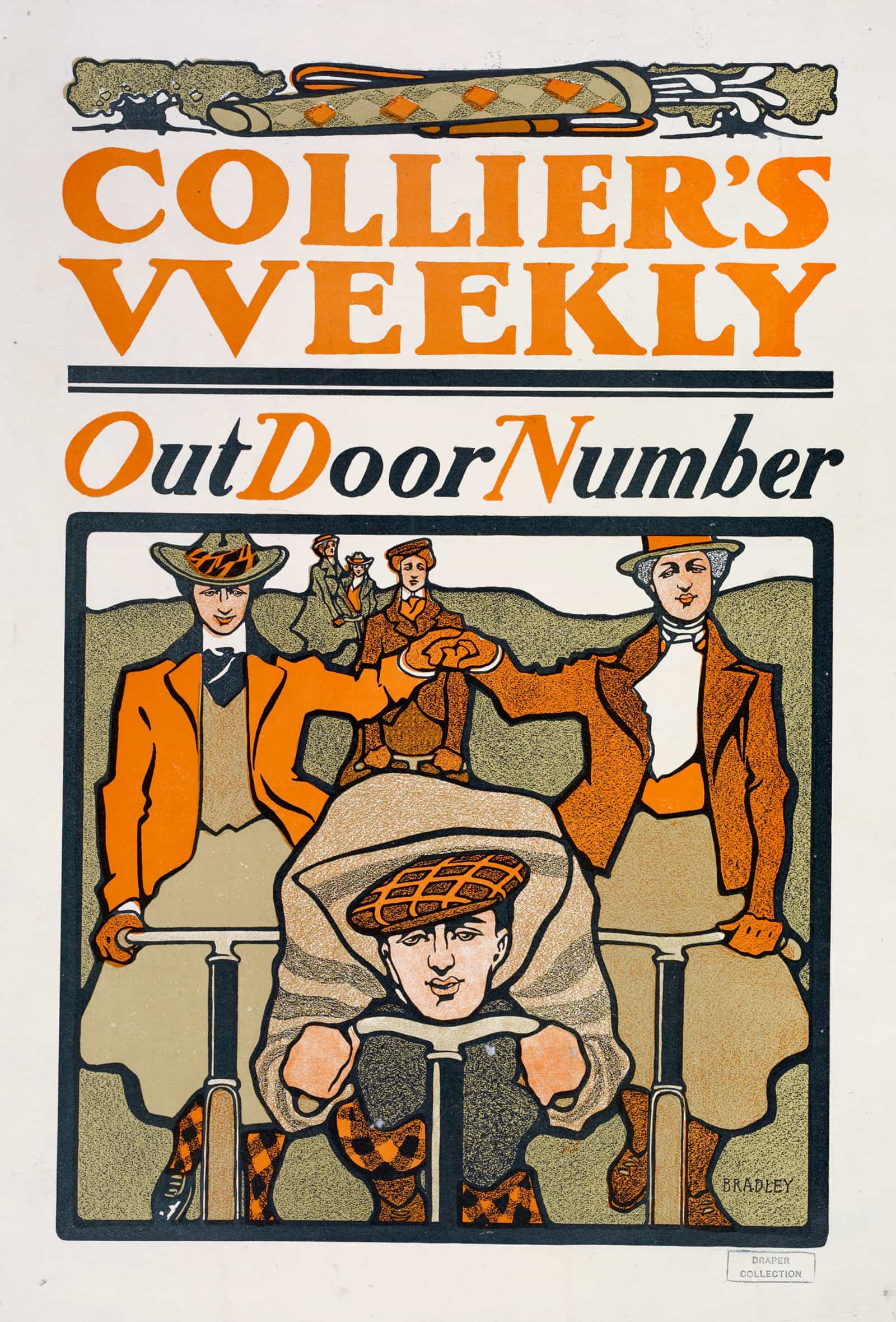 Colliers Weekly Out Door Number by Will Bradley