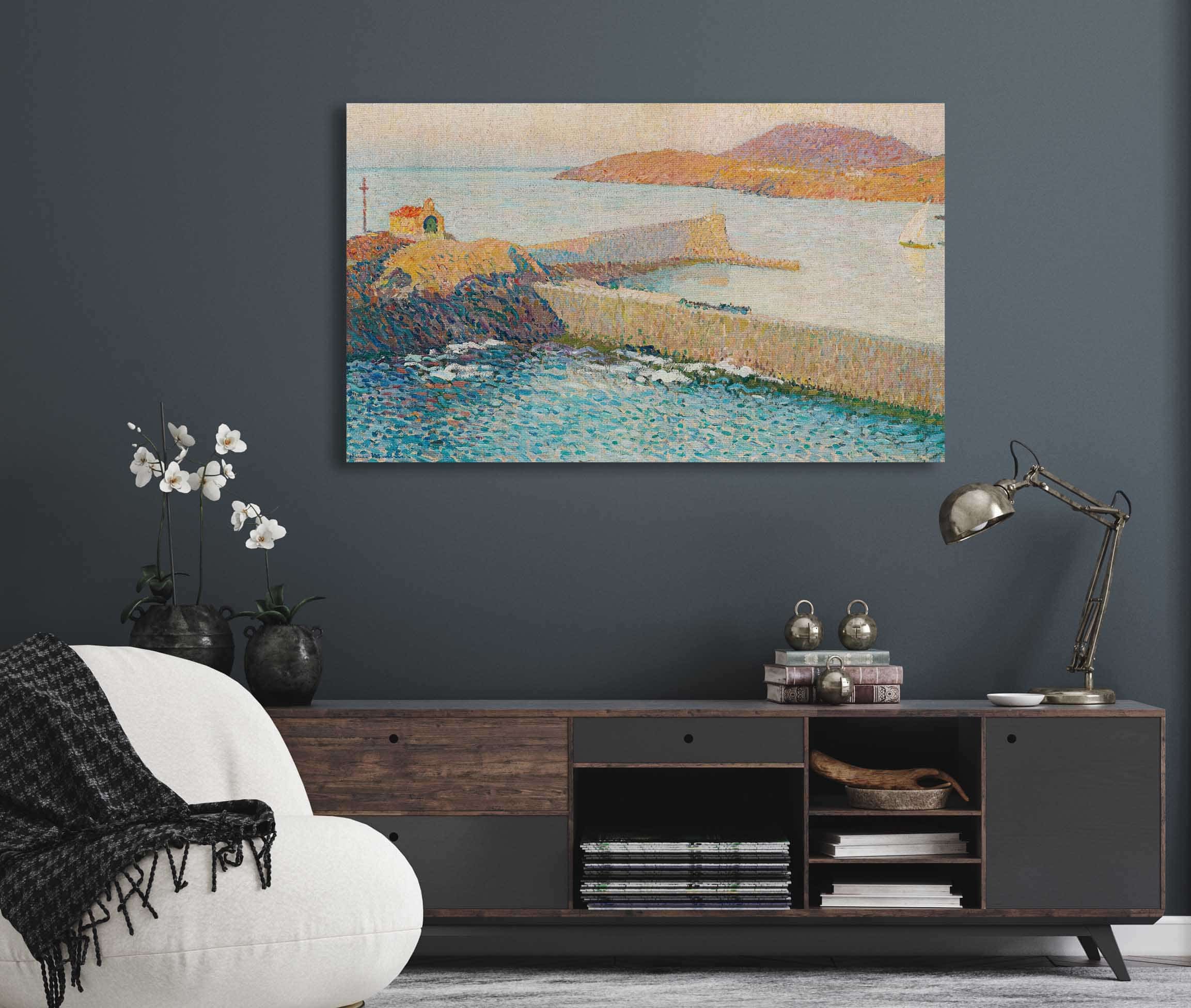 Collioure La Chapelle Sur La Digue by Henri Martin