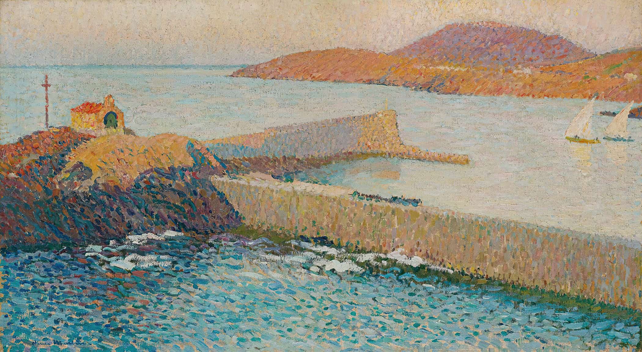 Collioure La Chapelle Sur La Digue by Henri Martin