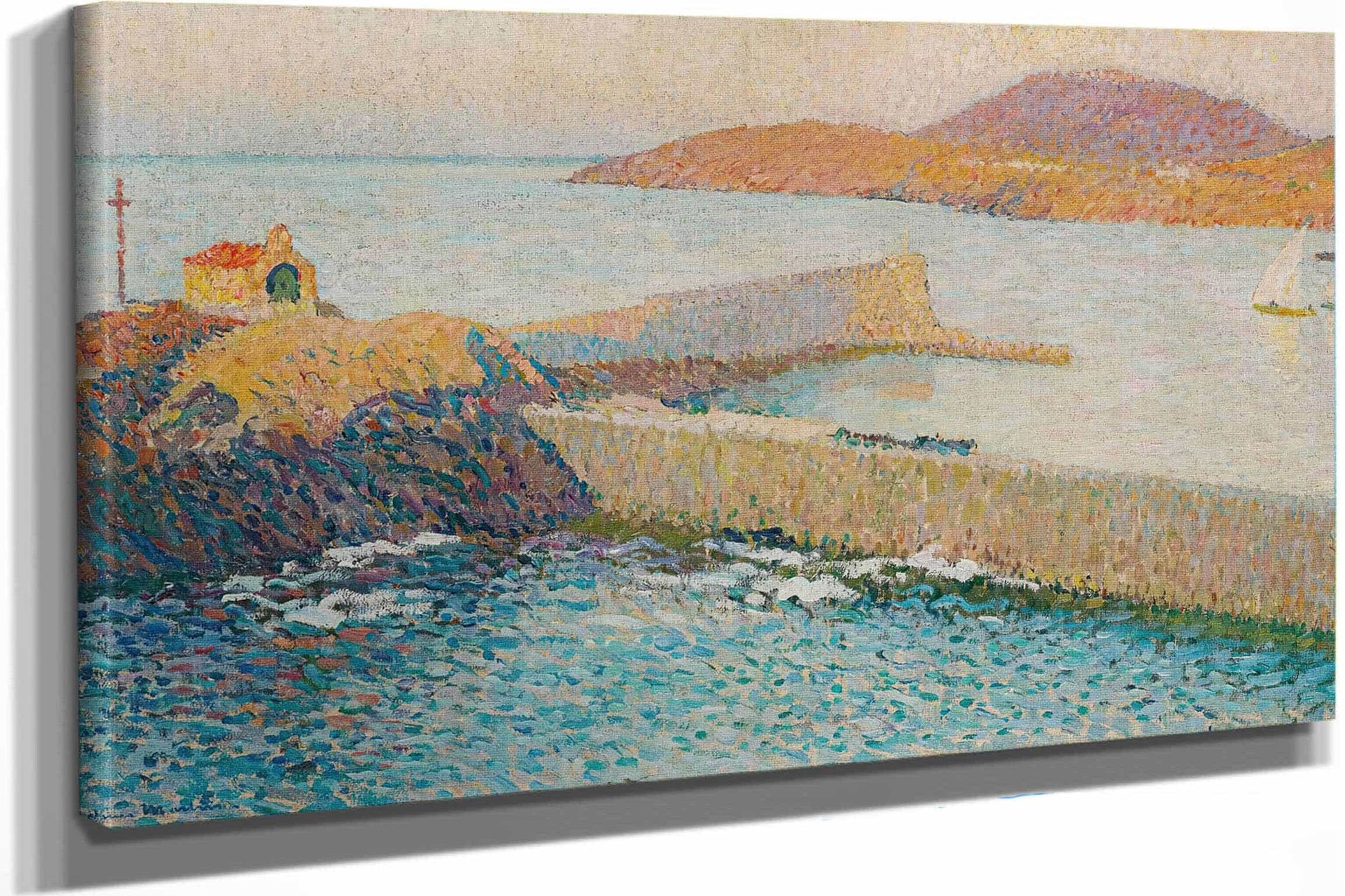 Collioure La Chapelle Sur La Digue by Henri Martin