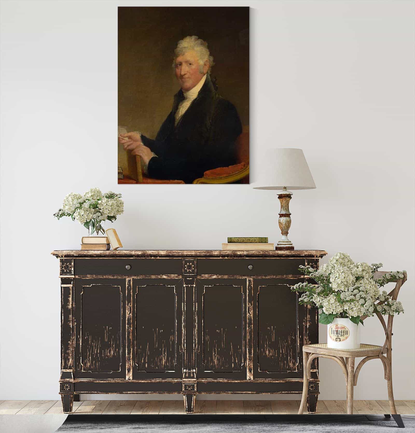 Colonel David Humphreys   by Gilbert Stuart