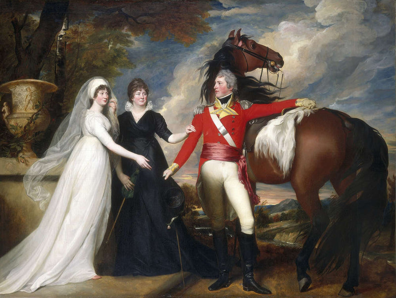 Colonel William Fitch And His Sisters Sarah And Ann Fitch by John Singleton Copley