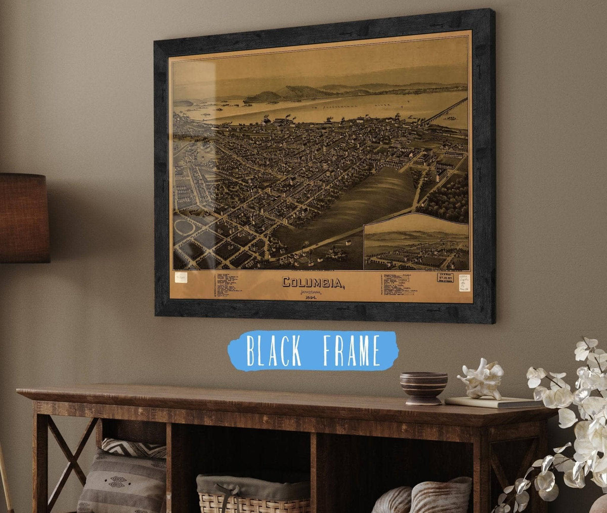 Columbia Pennsylvania 1894 State of Pennsylvania