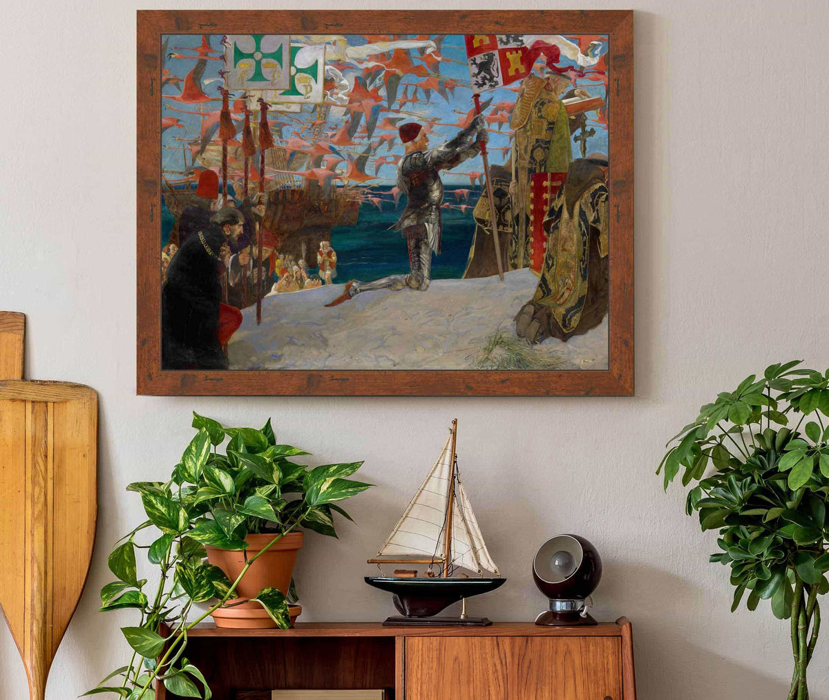 Columbus In The New World by Edwin Austin Abbey