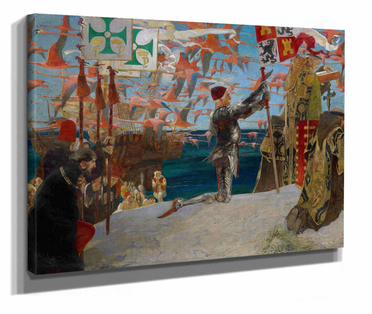 Columbus In The New World by Edwin Austin Abbey