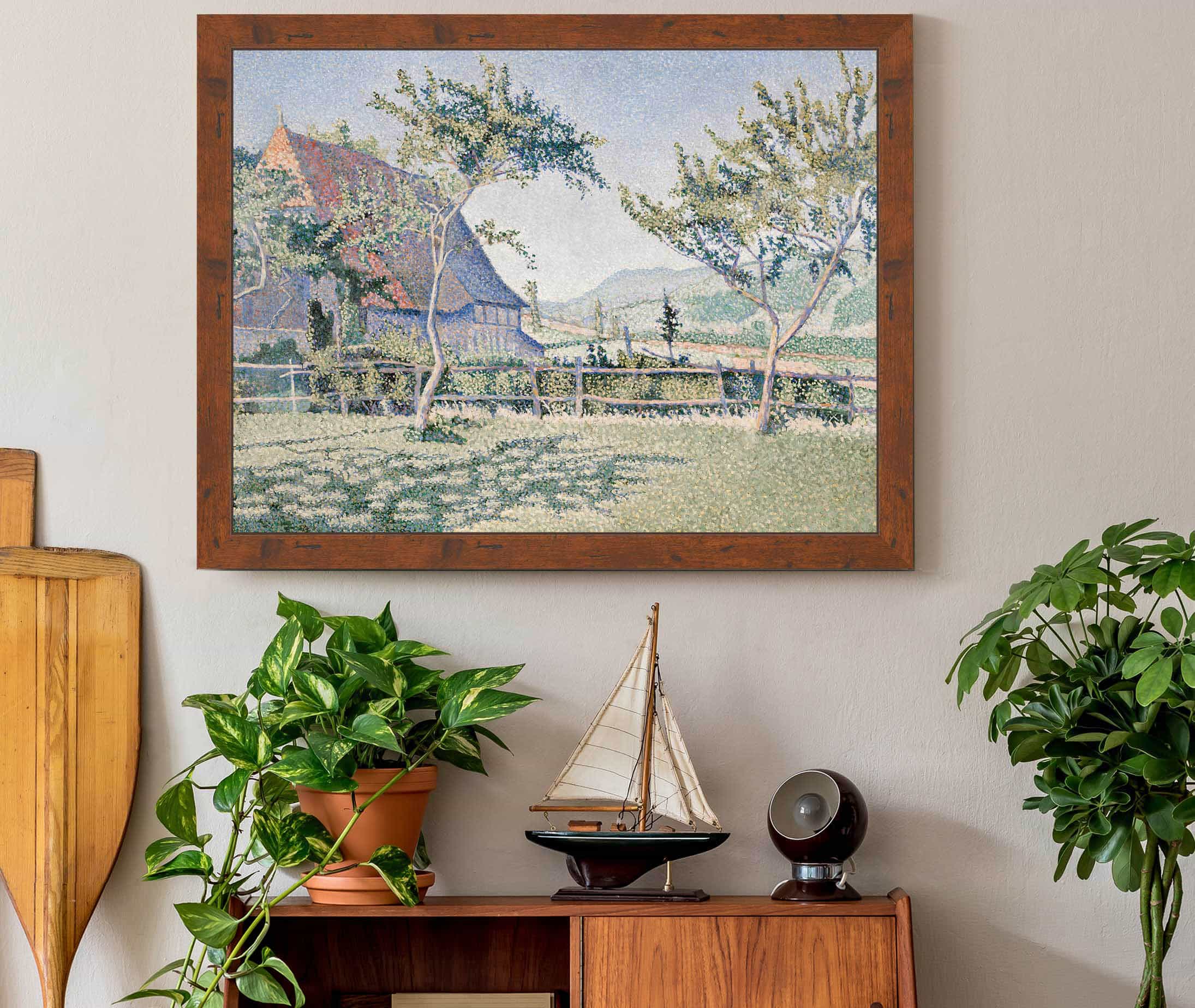 Comblat Le Chateau The Meadow Le Pre Opus June July by Paul Signac
