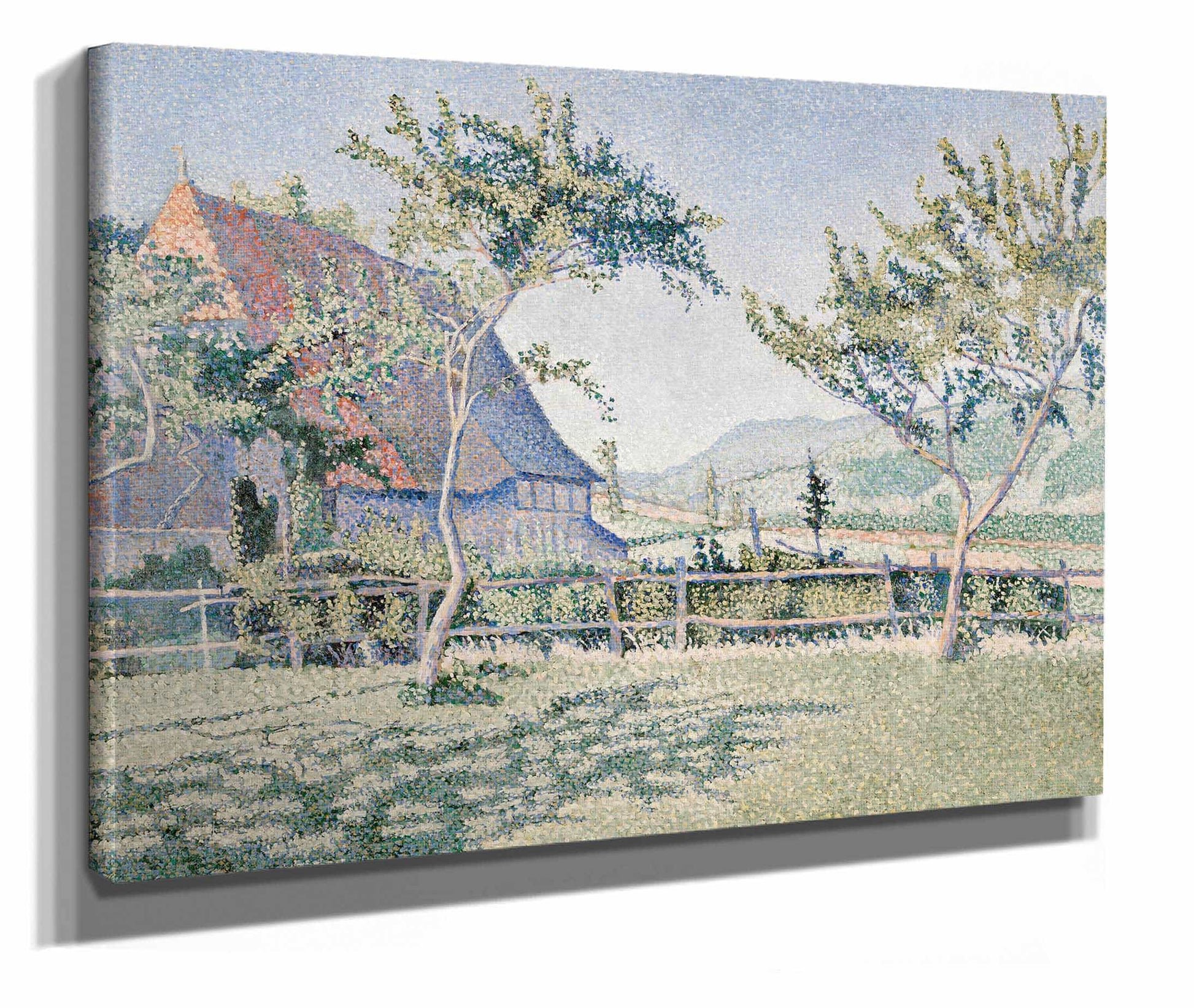 Comblat Le Chateau The Meadow Le Pre Opus June July by Paul Signac