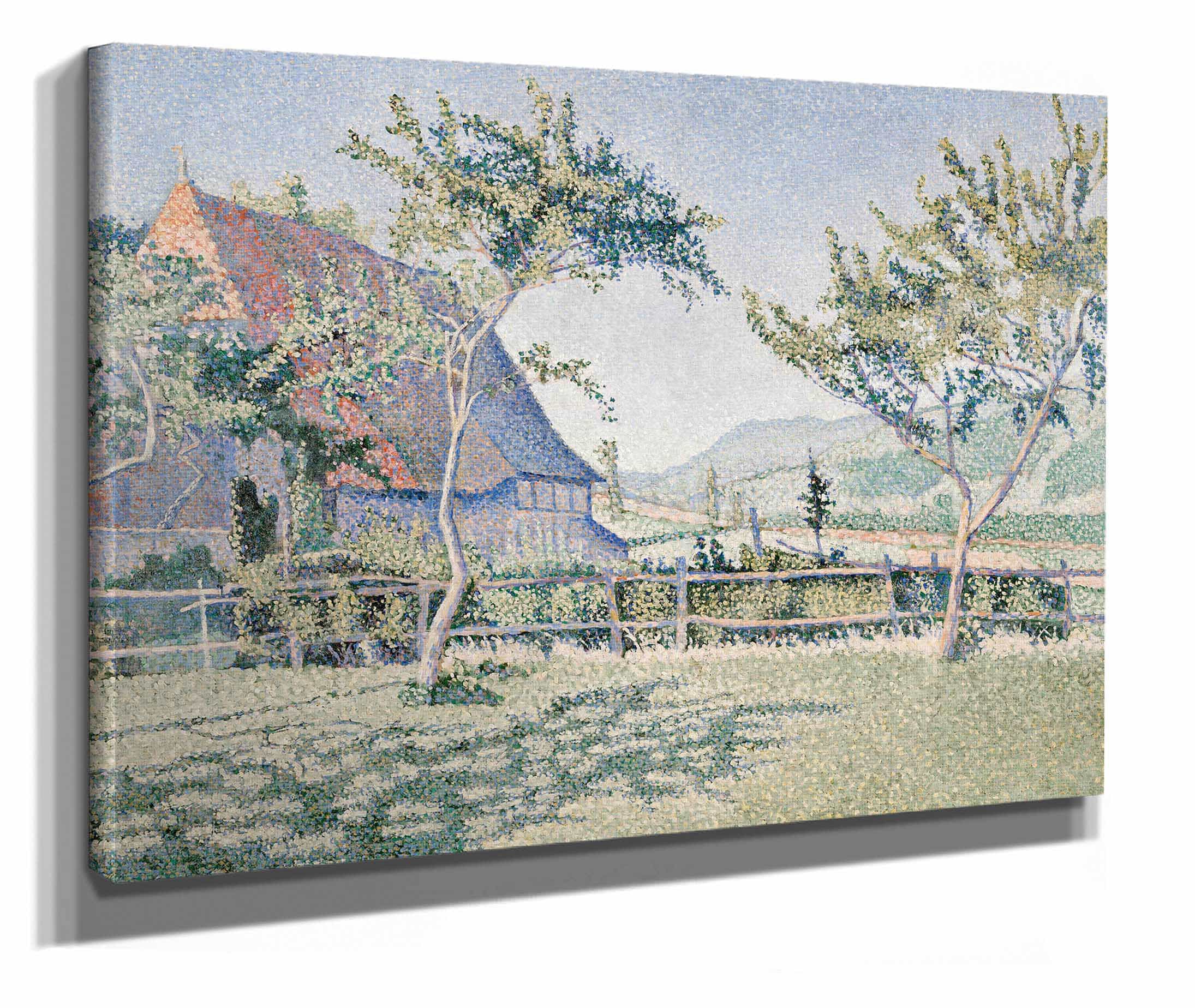 Comblat Le Chateau The Meadow Le Pre Opus June July by Paul Signac