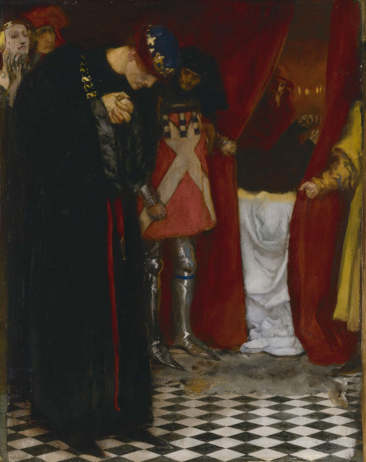 Come Hither Gracious Sovereign View This Body King Henry Vi Part Ii Act Iii Scene Ii by Edwin Austin Abbey