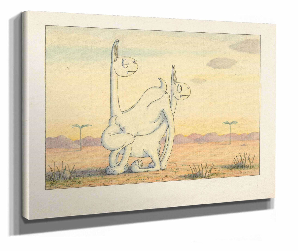 Coming Storm Mother Smelling Thunder by Herbert Crowley