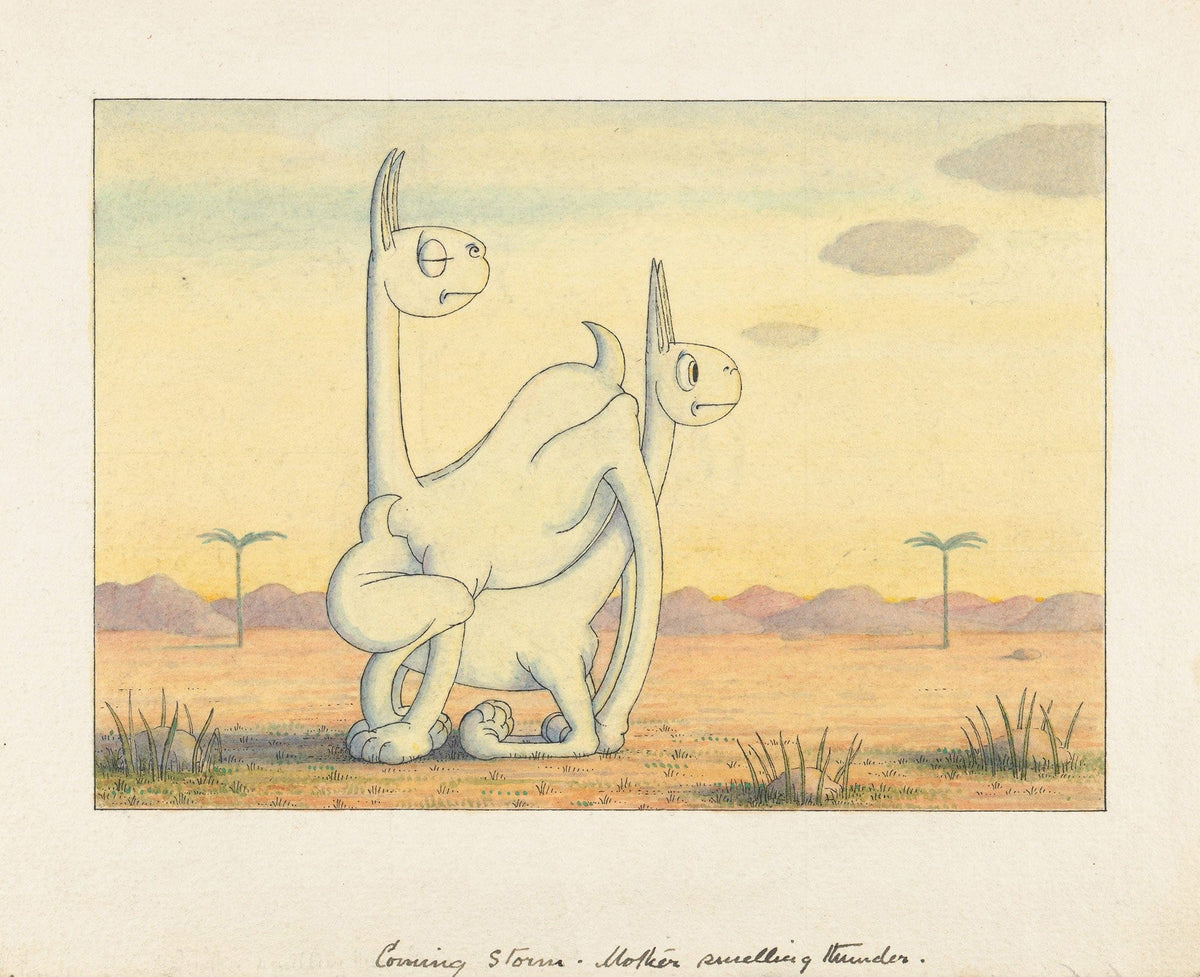 Coming Storm Mother Smelling Thunder by Herbert Crowley