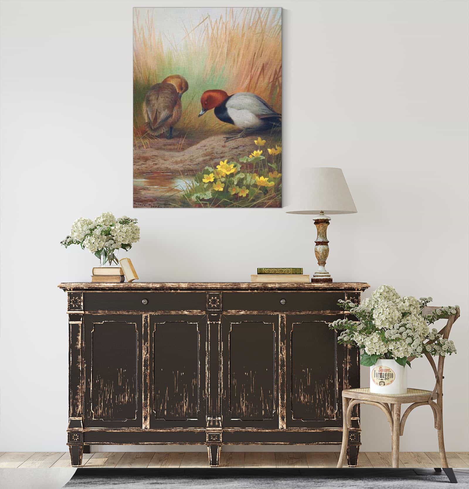 Common Pochard by Archibald Thorburn