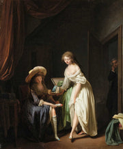Comparing Little Feet by Louis Leopold Boilly