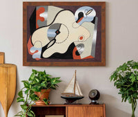 Composition Abstraite Femme Couchee by Georges Valmier