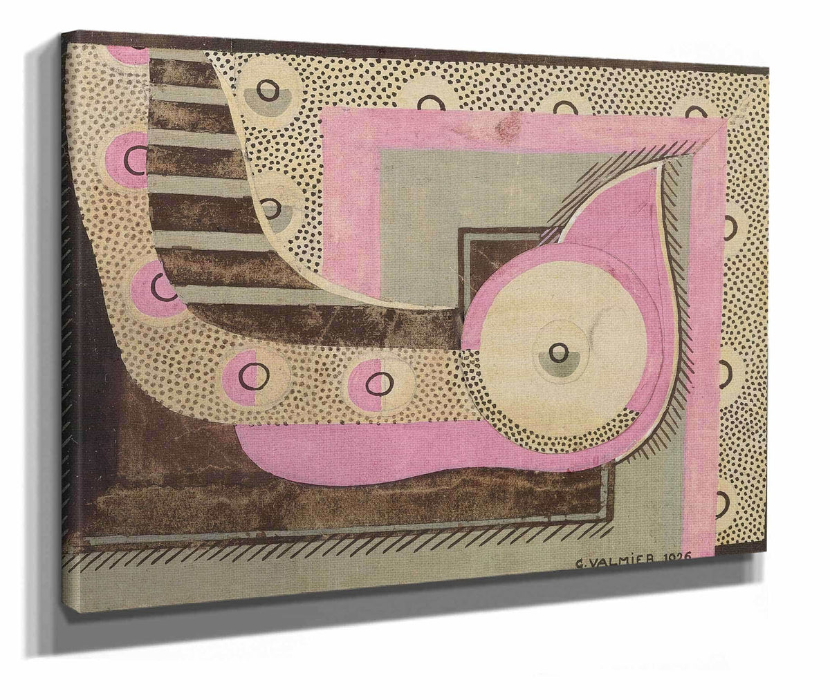 Composition Etude Pour Un Motifs Decoratif by Georges Valmier