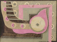 Composition Etude Pour Un Motifs Decoratif by Georges Valmier