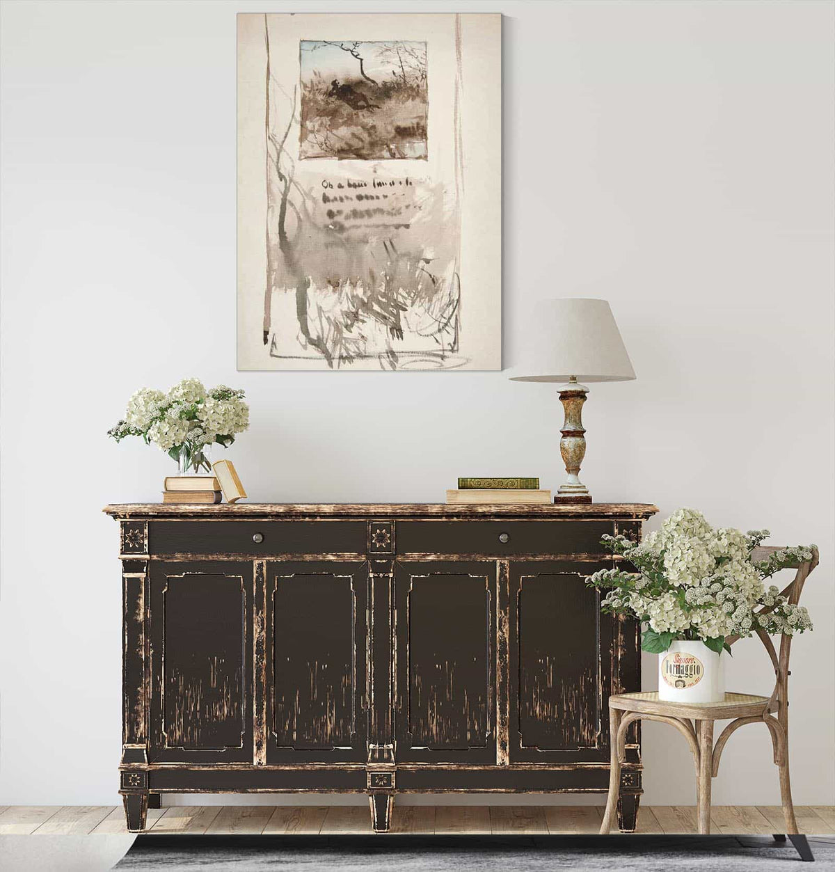 Composition For An Illustrated Verse by Edwin Austin Abbey