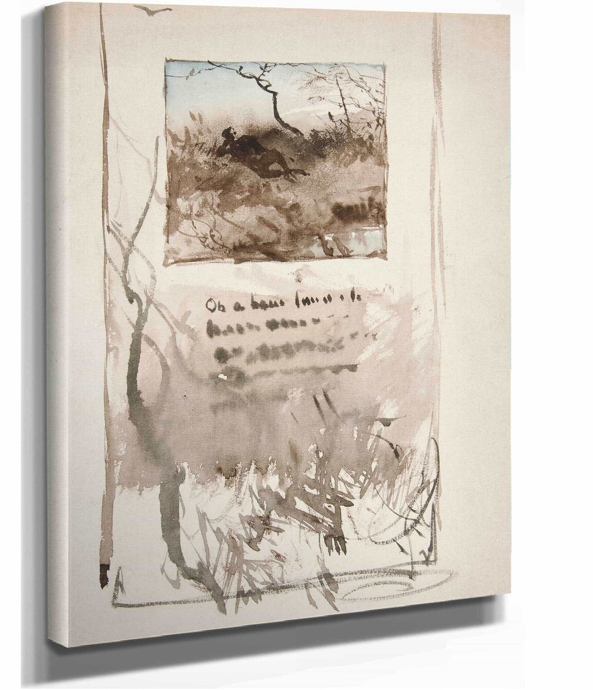 Composition For An Illustrated Verse by Edwin Austin Abbey