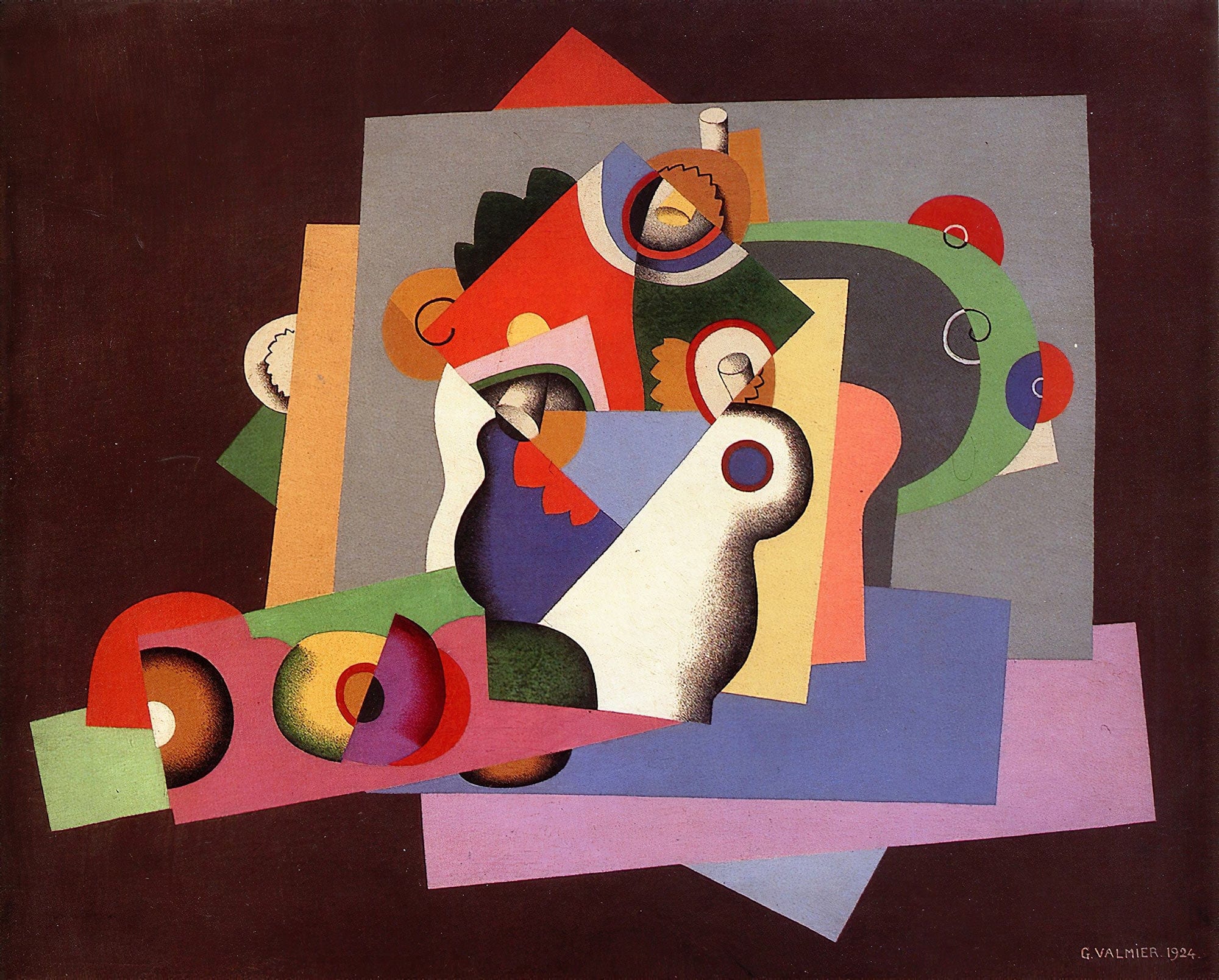 Composition With Flowers by Georges Valmier