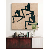 Composition With Three Male Nudes by Egon Schiele