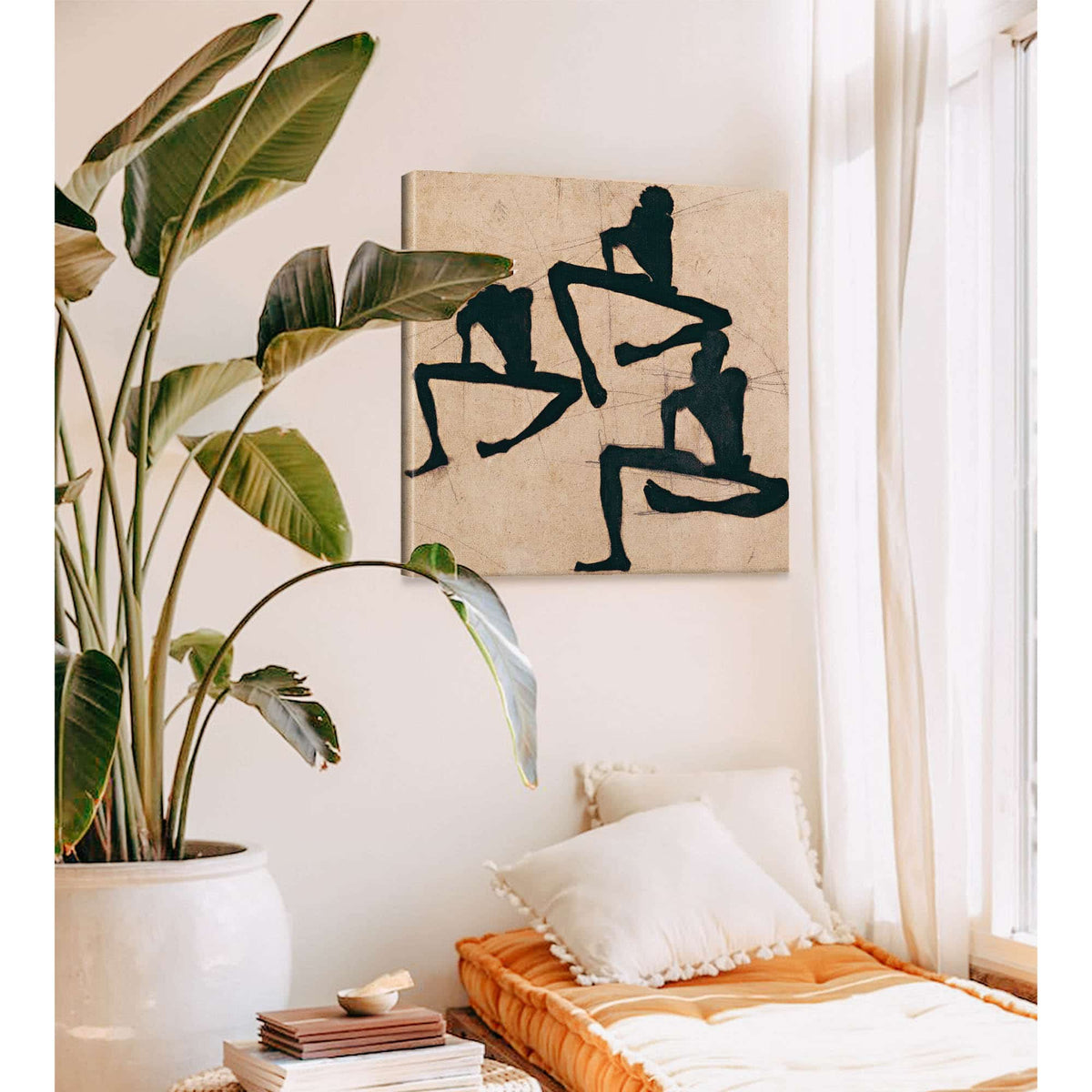 Composition With Three Male Nudes by Egon Schiele