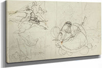 Compositional Studies  by Theodore Gericault