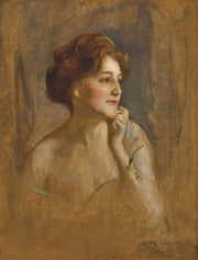 Comtesse Robert De Pourtales Nee Marie Elisabeth Van Rijck by Philip Alexius De Laszlo