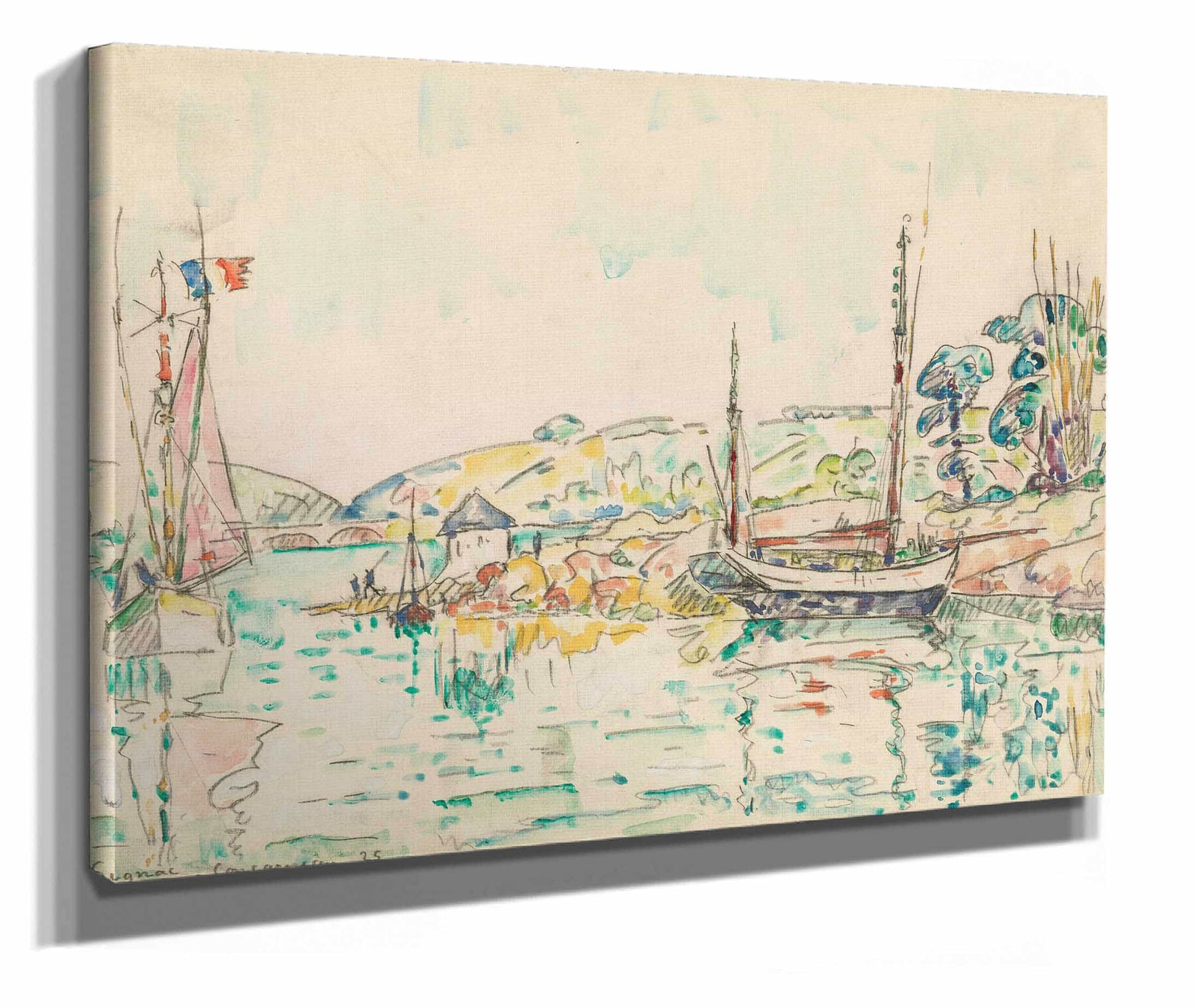 Concarneau by Paul Signac