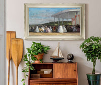 Concert At The Casino Of Deauville by Eugene Boudin