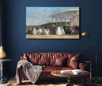 Concert At The Casino Of Deauville by Eugene Boudin