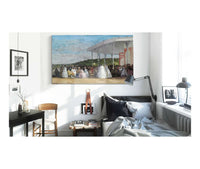 Concert At The Casino Of Deauville by Eugene Boudin