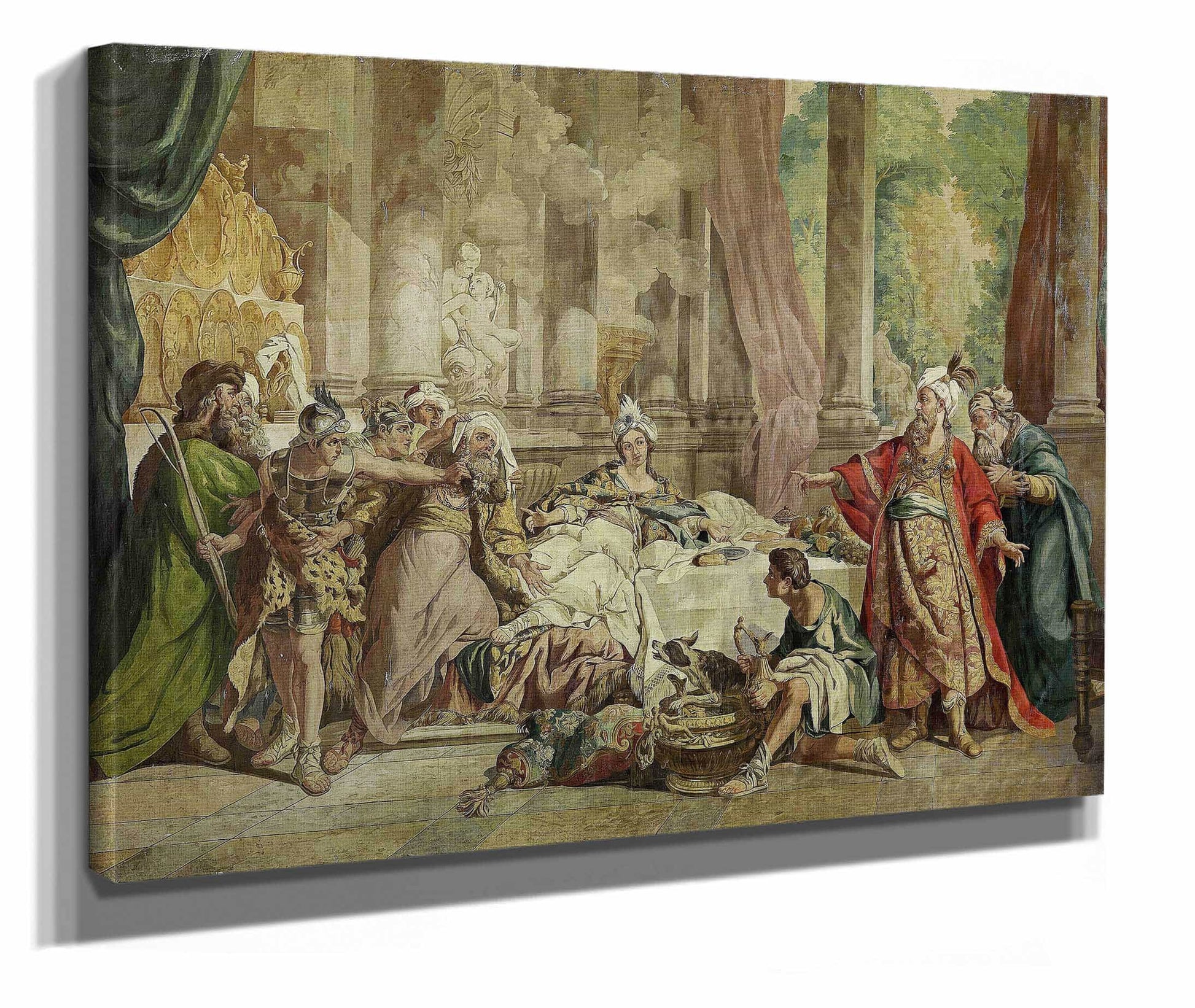 Condemnation Of Hamans From The Book Of Ester by Jean Francois De Troy