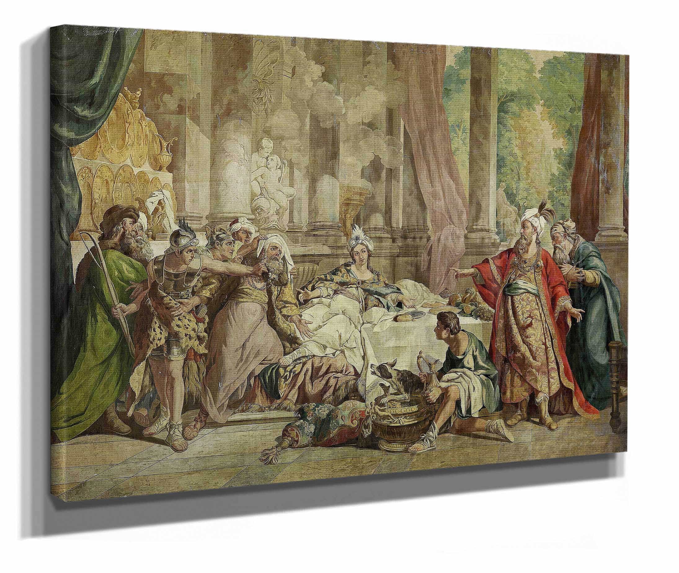 Condemnation Of Hamans From The Book Of Ester by Jean Francois De Troy