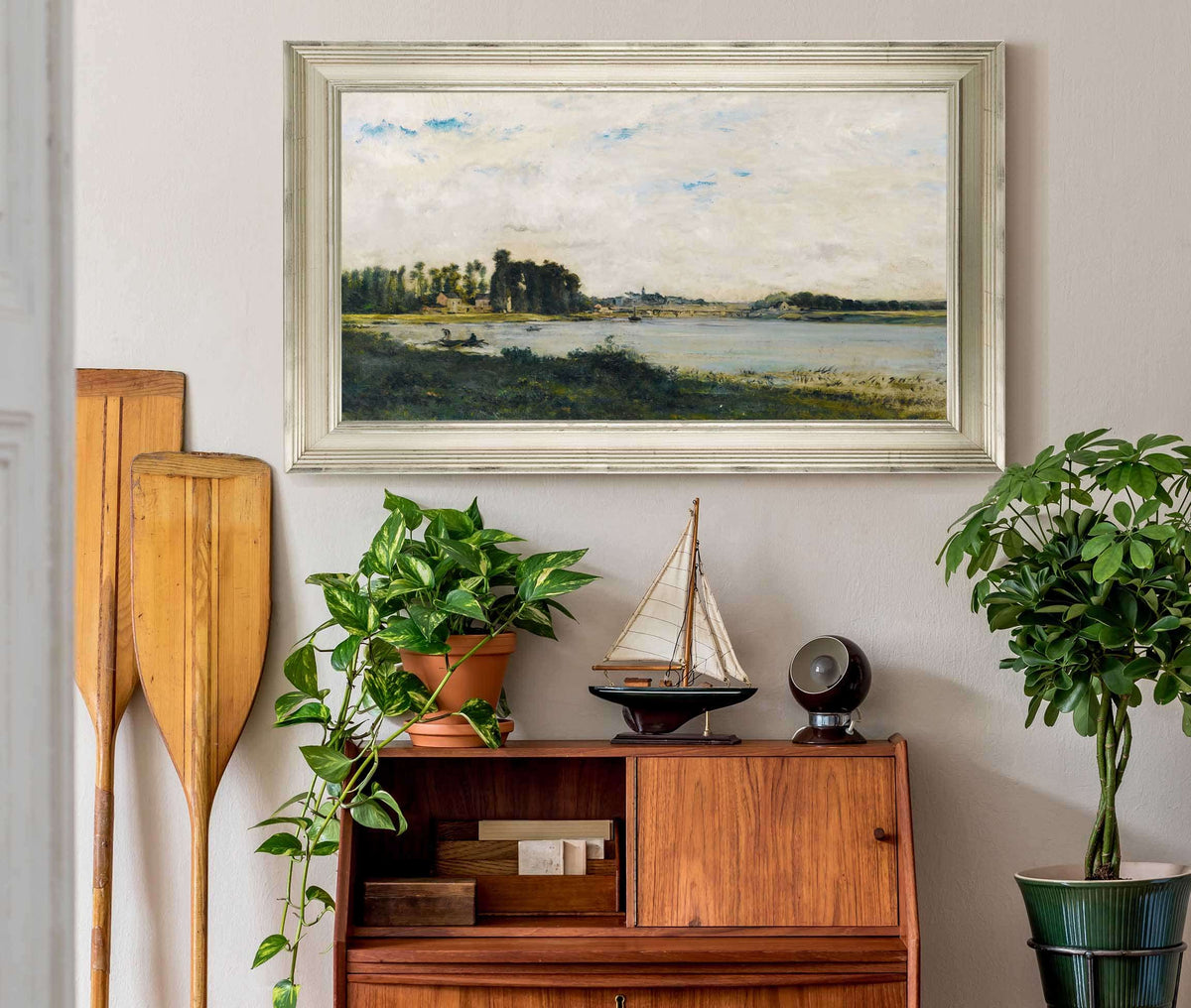 Conflans by Charles Francois Daubigny