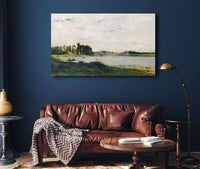 Conflans by Charles Francois Daubigny