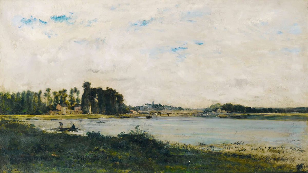 Conflans by Charles Francois Daubigny