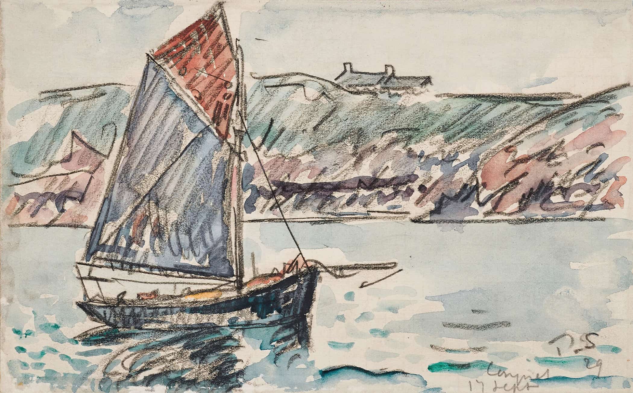 Conquet Voilier by Paul Signac