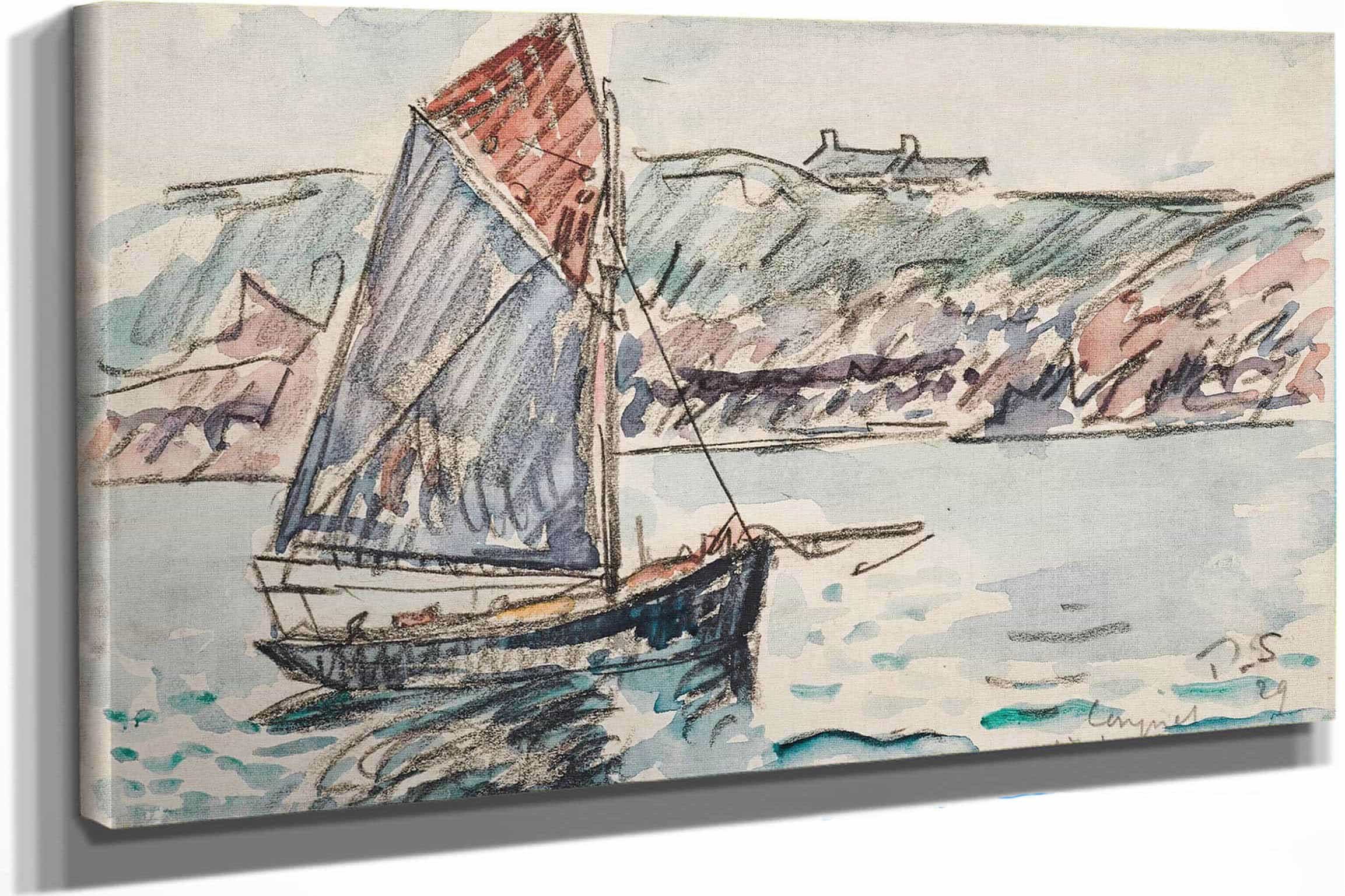 Conquet Voilier by Paul Signac