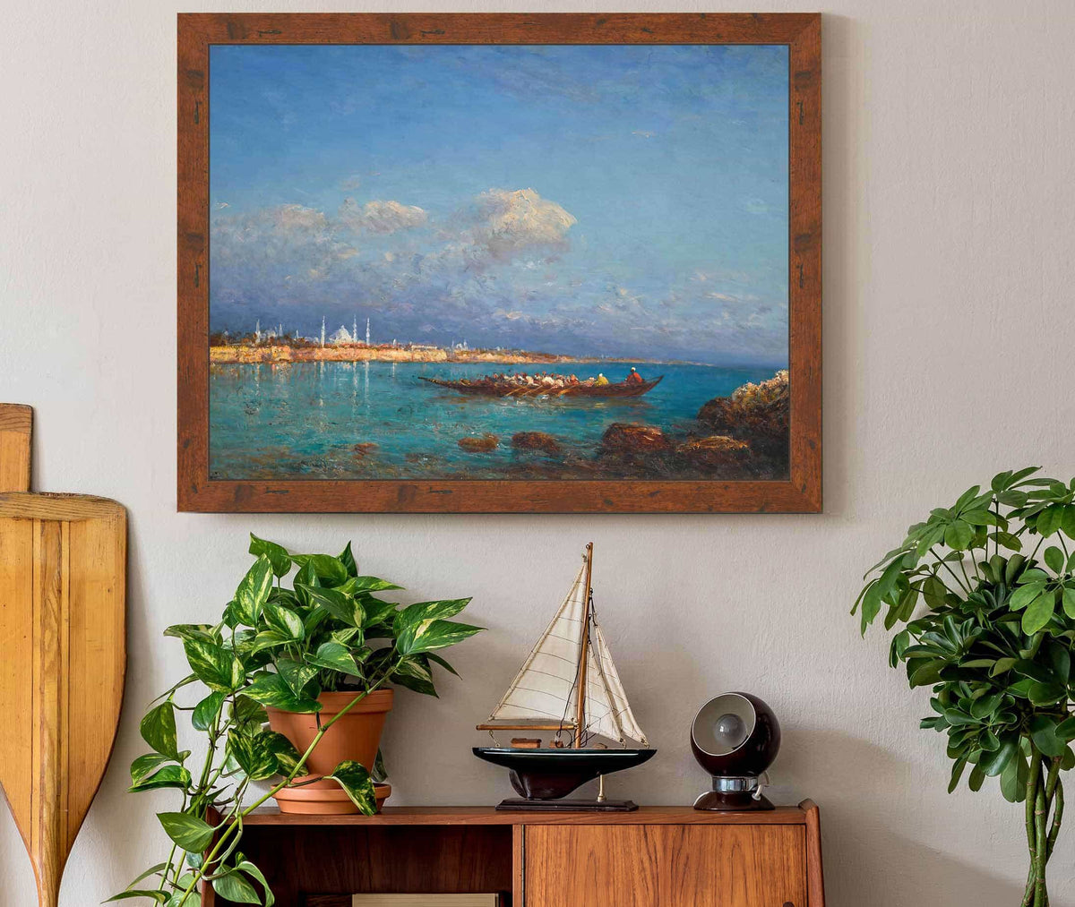 Constantinople From The Sea Of Marmara by Felix Ziem