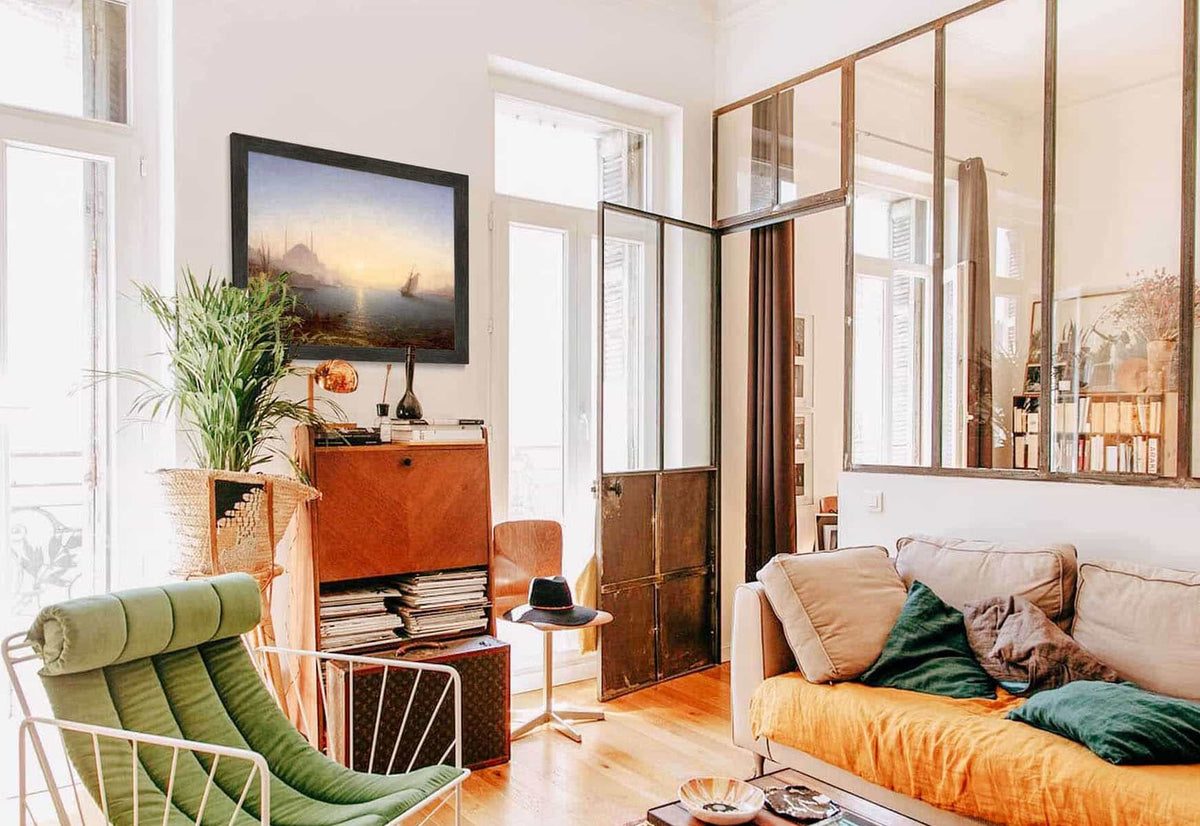 Constantinople Sainte Sophie Au Soleil Levant by Felix Ziem