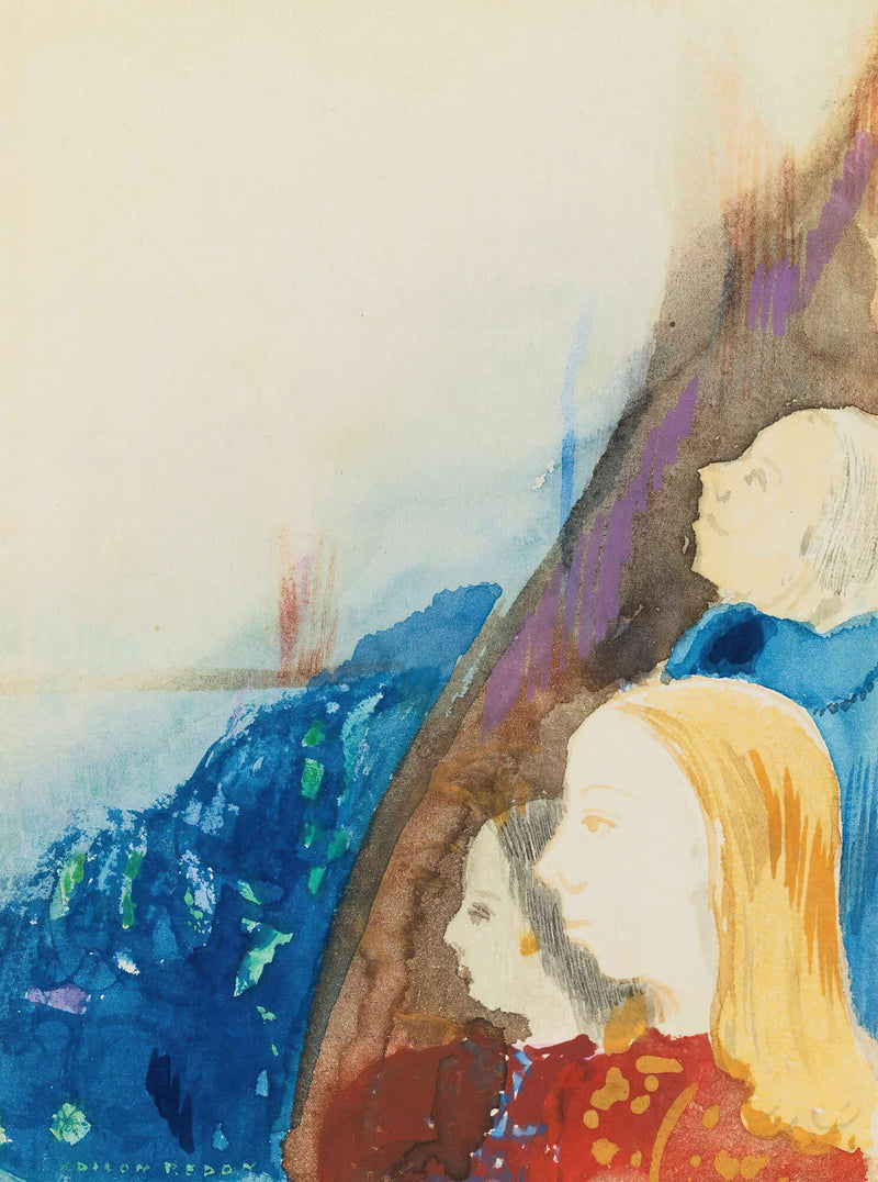 Contemplation by Odilon Redon