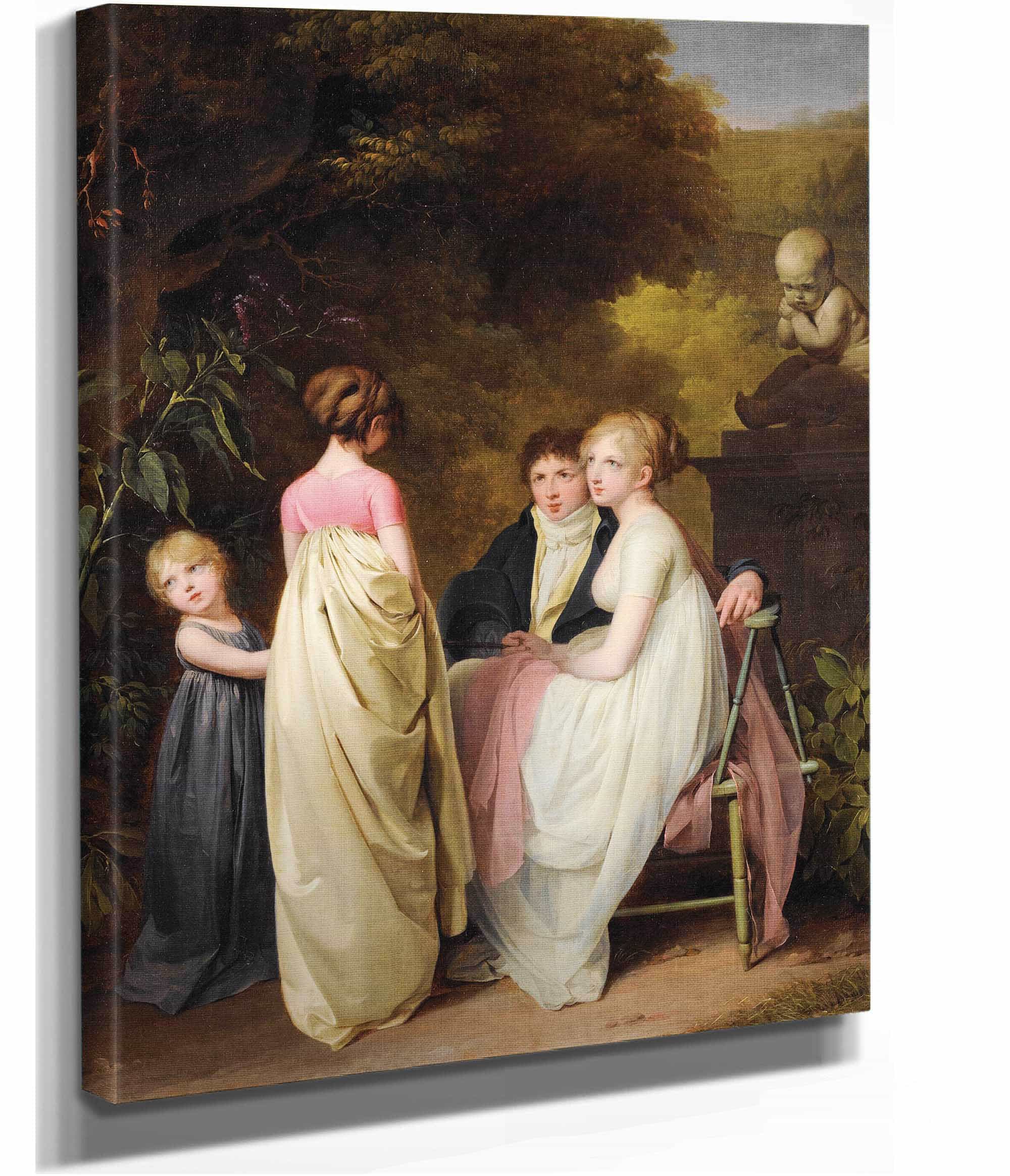 Conversation Dans Un Parc Conversation In A Park by Louis Leopold Boilly