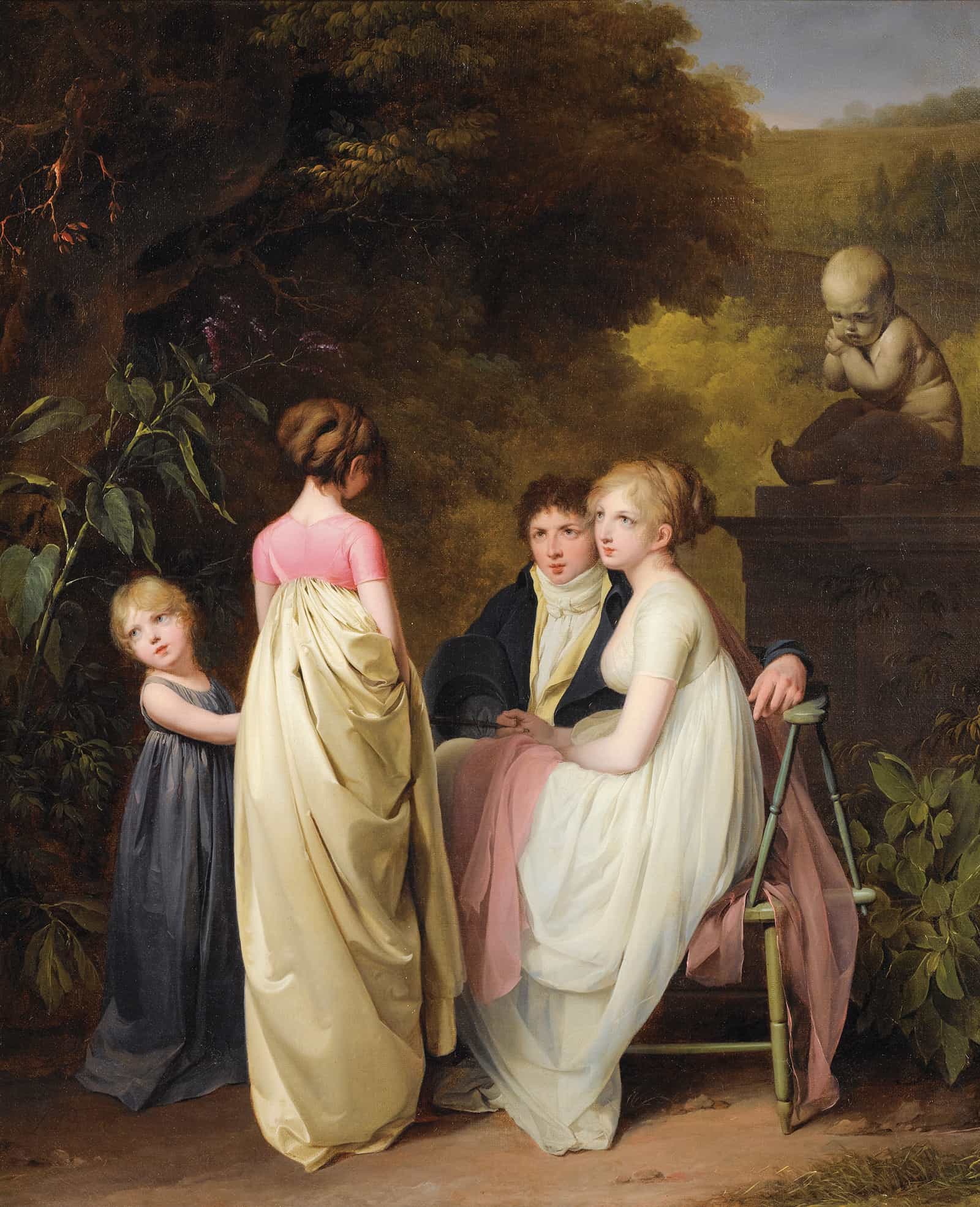 Conversation Dans Un Parc Conversation In A Park by Louis Leopold Boilly