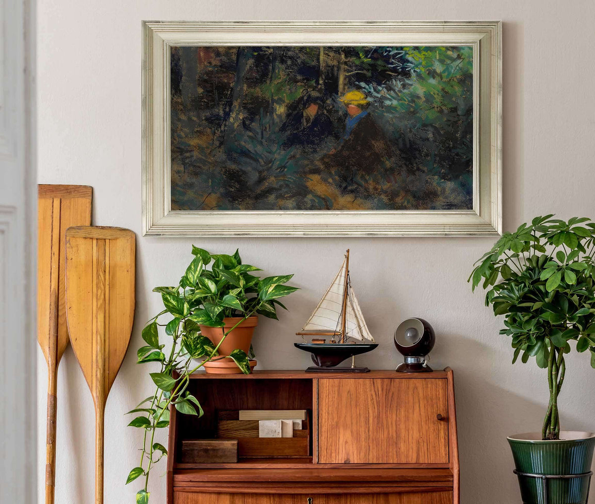 Conversation In The Forest by Robert Henri