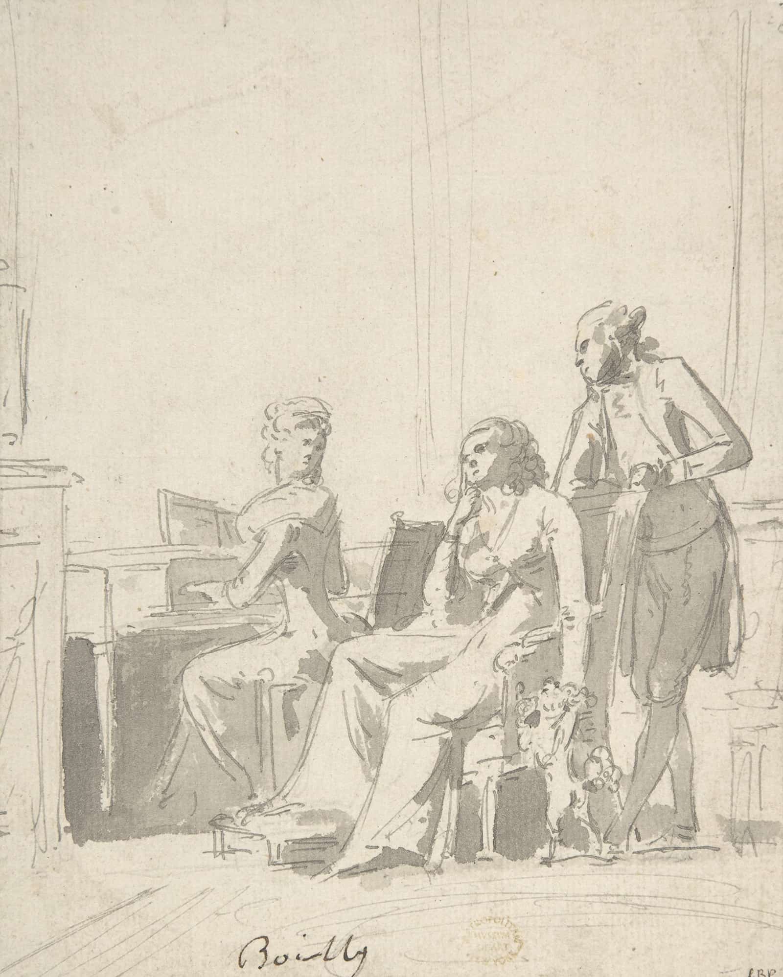 Conversation Piece   by Louis Leopold Boilly